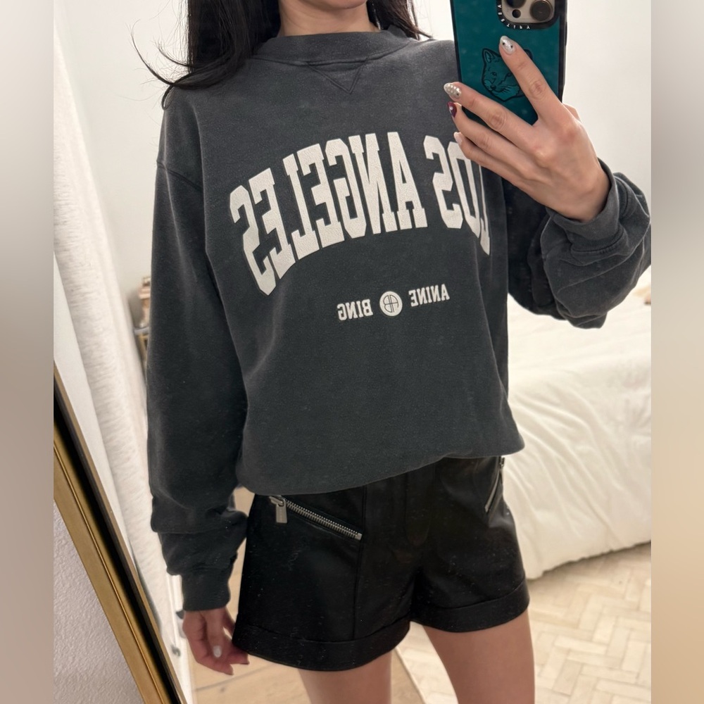 Anine Bing Los Angeles Ramona Sweatshirt in Small